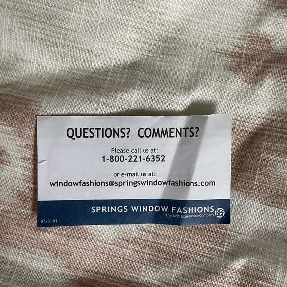 Brand:Spring Windows Fashion. Size: 14 feet wide 7’4 feet high. - Picture 2 of 6